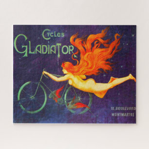 Fietsen Gladiator  Franse fietsen en Poster Legpuzzel