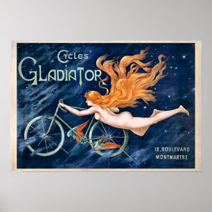 Fietsen Gladiator van Georges Massias Bike Bicycle Poster
