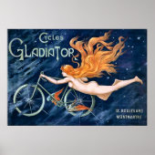 Fietsen Gladiator van Georges Massias  Poster (Voorkant)