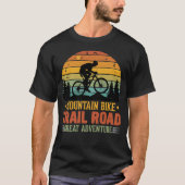 Fietsen, grappige woordspeling t-shirt (Voorkant)