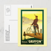 Fietsen Griffon door Walter Thor Briefkaart (Voorkant / Achterkant)