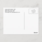 Fietsen Griffon door Walter Thor Briefkaart (Achterkant)