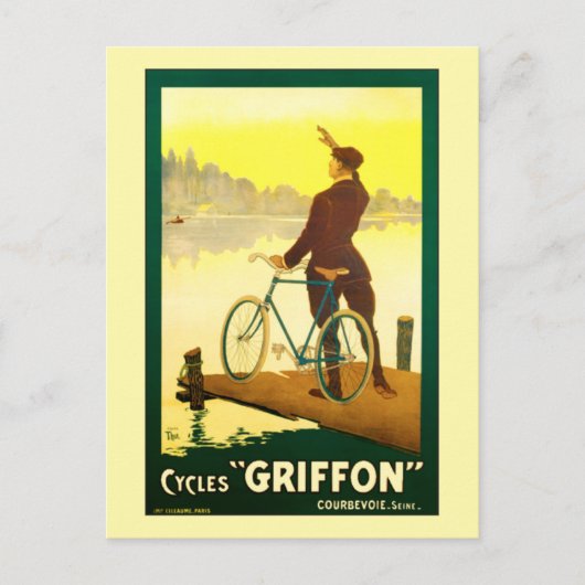 Fietsen Griffon door Walter Thor Briefkaart (Voorkant)