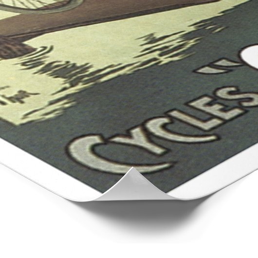 Fietsen Griffon Poster (Hoek)