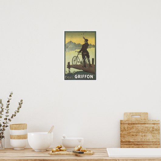 Fietsen Griffon Poster (Keuken)