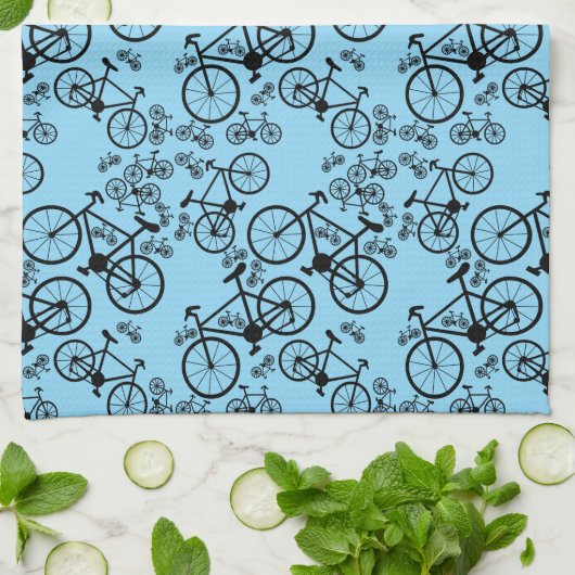 Fietsen Groot en Klein Theedoek (Gevouwen)