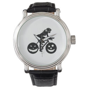 Fietsen Halloween Horloge