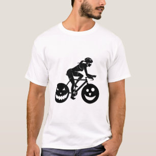 Fietsen Halloween T-shirt
