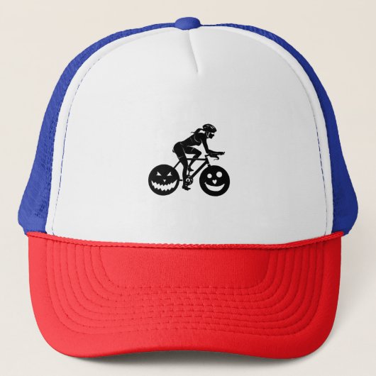 Fietsen Halloween Trucker Pet (Voorkant)