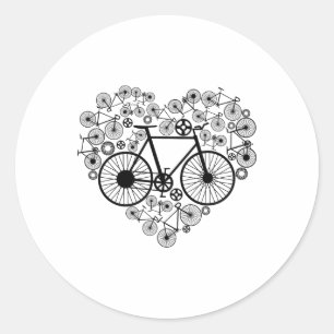Fietsen Hart Schattig Mtb Weg Race Rijden Liefhebb Ronde Sticker
