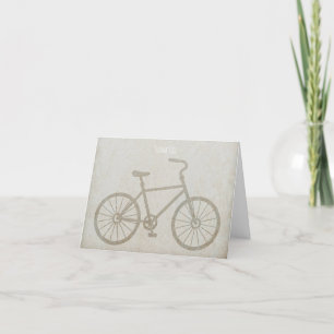 Fietsen - Hartelijk dank Bedankkaart