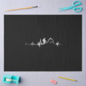 Fietsen, hartslag, racen, fietsenbergen tissuepapier (Craft)