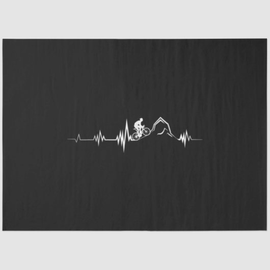 Fietsen, hartslag, racen, fietsenbergen tissuepapier (Voorkant)