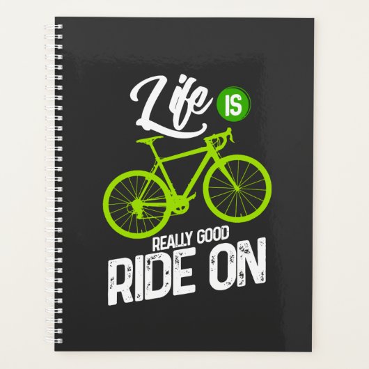 Fietsen - Het leven is echt goed op weg Planner (Voorkant)