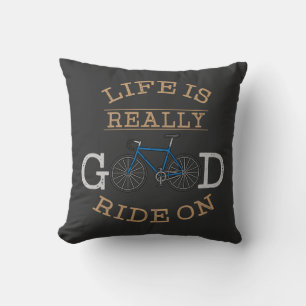 Fietsen - het leven is een goede rit kussen