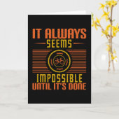 Fietsen - Het lijkt altijd onmogelijk Kaart (Gele Bloem)