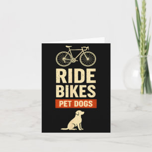 Fietsen Honden Aaien Fiets Fietser Hondenbezitter Kaart