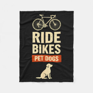 Fietsen Honden Aaien Fiets Fietstochten Fietssport Fleece Deken