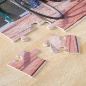 Fietsen Houses Along Amsterdam Canal Nederland Legpuzzel (Zijkant)