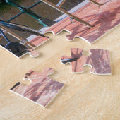 Fietsen Houses Along Amsterdam Canal Nederland Legpuzzel (Zijkant)