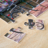 Fietsen Houses Along Amsterdam Canal Nederland Legpuzzel (Zijkant)