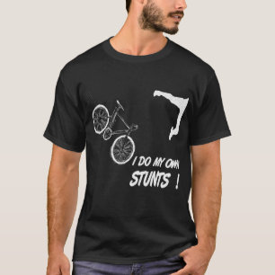 Fietsen, humor van ongelukken met fietsen, grappig t-shirt