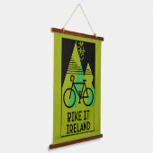 Fietsen Ierland Hangend Wandkleed (Gebogen)