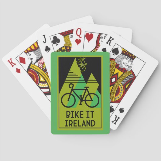 Fietsen Ierland Pokerkaarten (Achterkant)