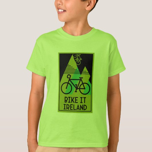 Fietsen Ierland T-shirt (Voorkant)