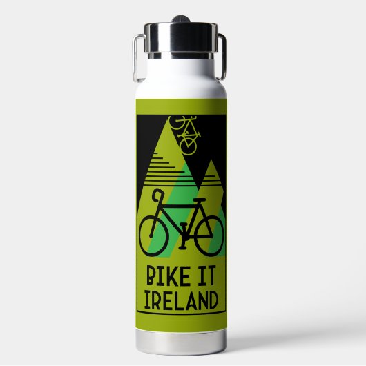 Fietsen Ierland Waterfles (Voorkant)