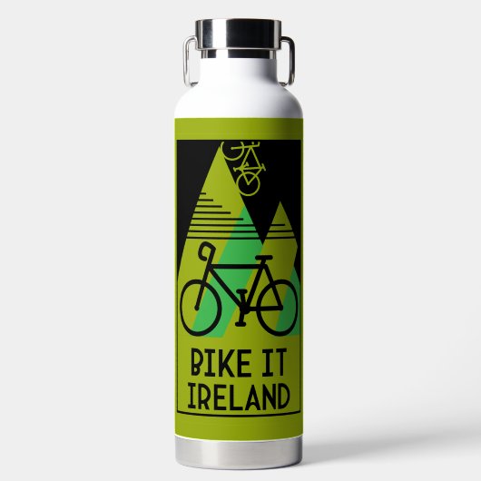 Fietsen Ierland Waterfles (Voorkant)