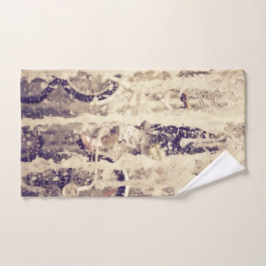 Fietsen in de regen bad handdoek (Handdoek)