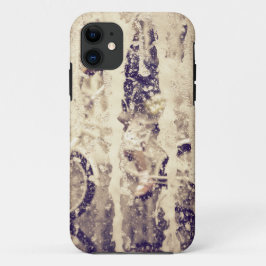 Fietsen in de regen iPhone 11 hoesje