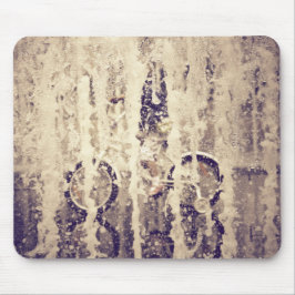 Fietsen in de regen muismat