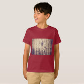 Fietsen in de regen t-shirt (Voorkant volledig)