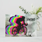 Fietsen in de wolken kaart (Staand voorkant)