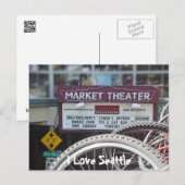 Fietsen in het theater briefkaart (Voorkant / Achterkant)