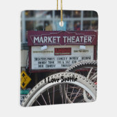 Fietsen in het theater keramisch ornament (Rechts)