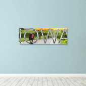 Fietsen in Iowa Canvas Art (Insitu (Houten vloer))