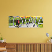 Fietsen in Iowa Canvas Art Afdruk (Insitu (Woonkamer))