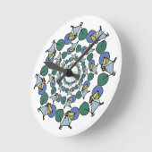 fietsen in kleur in cirkels ronde klok (Hoek)