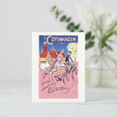 Fietsen in Kopenhagen, Denemarken Briefkaart (Staand voorkant)