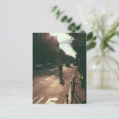 Fietsen in Parijs Briefkaart (Staand voorkant)
