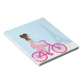 Fietsen in Parijs Notitieblok (Schuin)