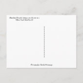 Fietsen in Sun Shower op Hilton Head Island Beach Briefkaart (Achterkant)