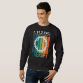 Fietsen is mijn fietsenfietsenwiel trui (Voorkant volledig)