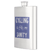 Fietsen is mijn gezond verstand flacon (Links)