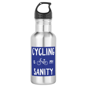 Fietsen is mijn gezond verstand waterfles
