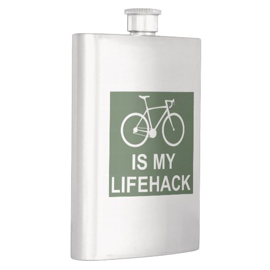 Fietsen is mijn lifehack flacon (Rechts)