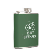 Fietsen is mijn lifehack heupfles (Rechts)